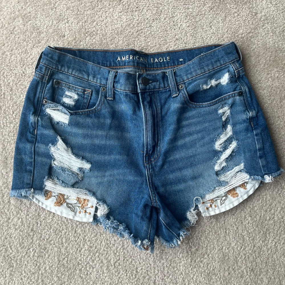 Denim shorts